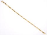 73679 - SOLD - Italy Gold Figaro Link Bracelet