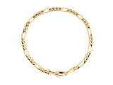 73679 - SOLD - Italy Gold Figaro Link Bracelet