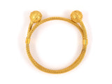 73685 - SOLD - Circa 1870 Victorian Etruscan Revival Gold Adjustable Bracelet