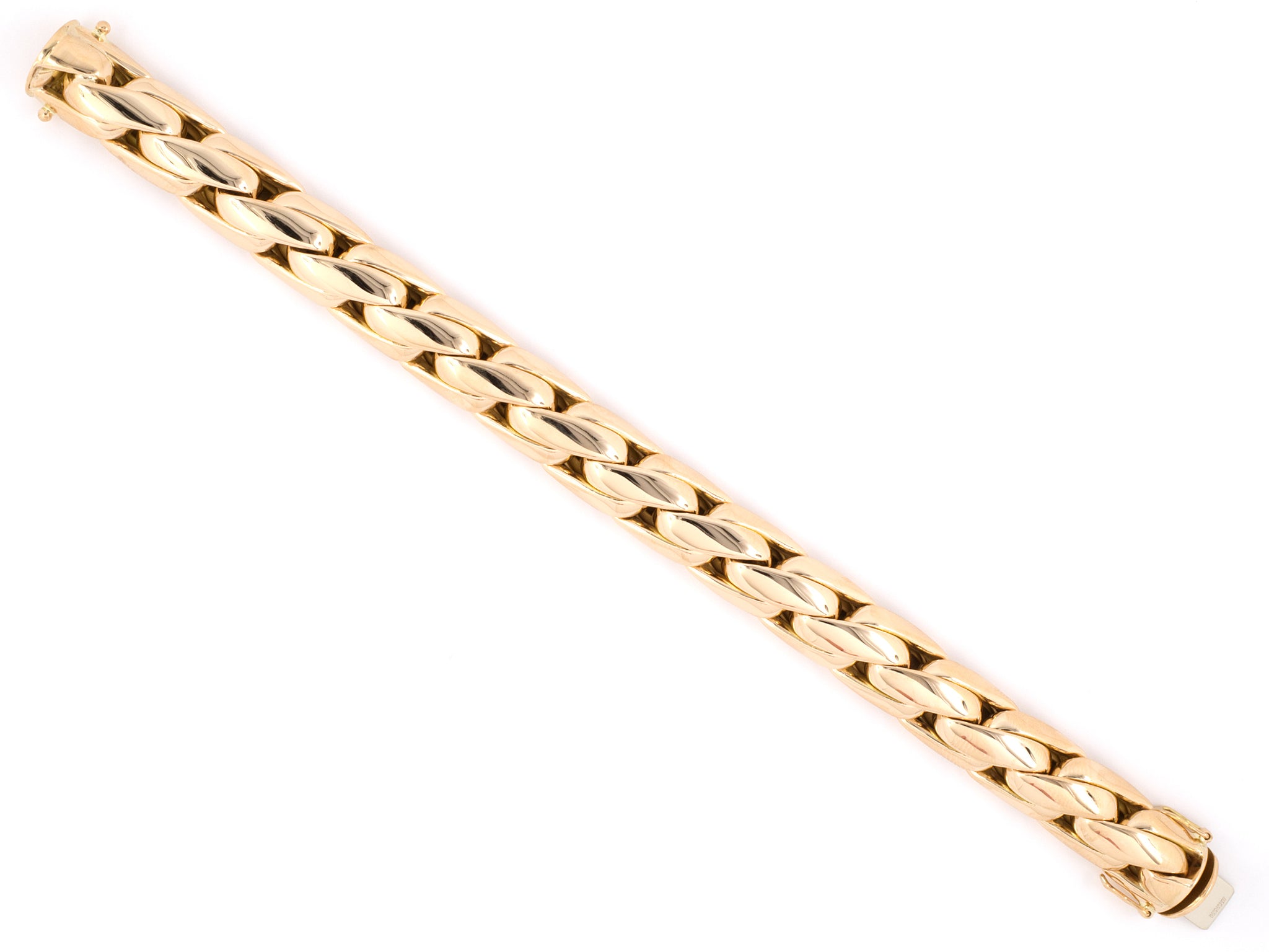 Men's Bracelet Gold Ion Plating Stainless Steel 8.75