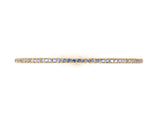 73699 - Gold Sapphire Eternity Style Bangle Bracelet