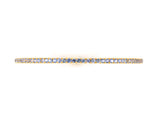 73700 - Gold Sapphire Eternity Style Bangle Bracelet