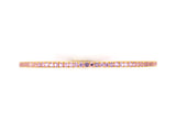 73701 - Gold Pink Sapphire Eternity Style Bangle Bracelet