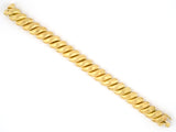 73769 - Buccellati Torchon Gold Florentined S Link Bracelet