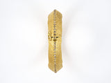 73771 - Coomi Gold Diamond Row Hinged Bangle Eternity Bracelet