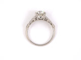 900021 - Art Deco Platinum Diamond Engagement Ring