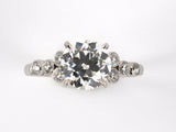 900023 - SOLD - Art Deco Platinum GIA Diamond Engagement Ring