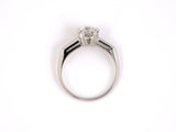 900026 - Circa 1950 Platinum GIA Diamond Engagement Ring