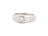 900241 - SOLD - Platinum GIA Diamond Engagement Ring