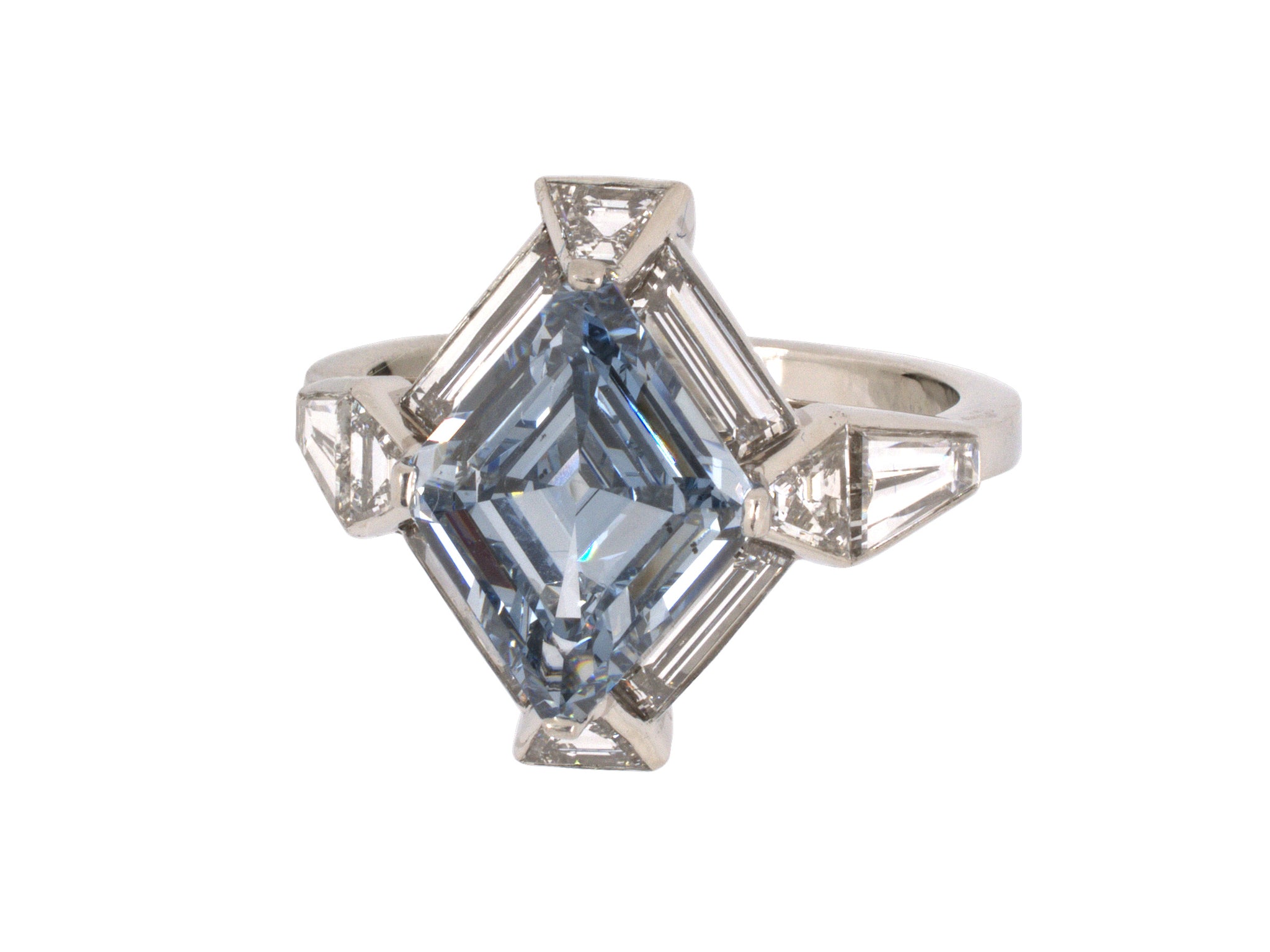 900254 - Cerro Platinum GIA Fancy Intense Blue Diamond Engagement