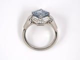 900254 - Cerro Platinum GIA Fancy Intense Blue Diamond Engagement Ring