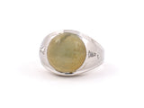 900309 - Gold Cat's Eye Diamond Gypsy Gents Ring