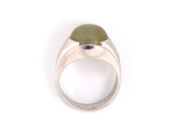 900309 - Gold Cat's Eye Diamond Gypsy Gents Ring