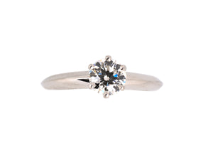 900407 - Tiffany Platinum Diamond Engagement Ring