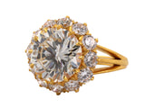 900412 - SOLD - Gold Diamond Cluster Ring