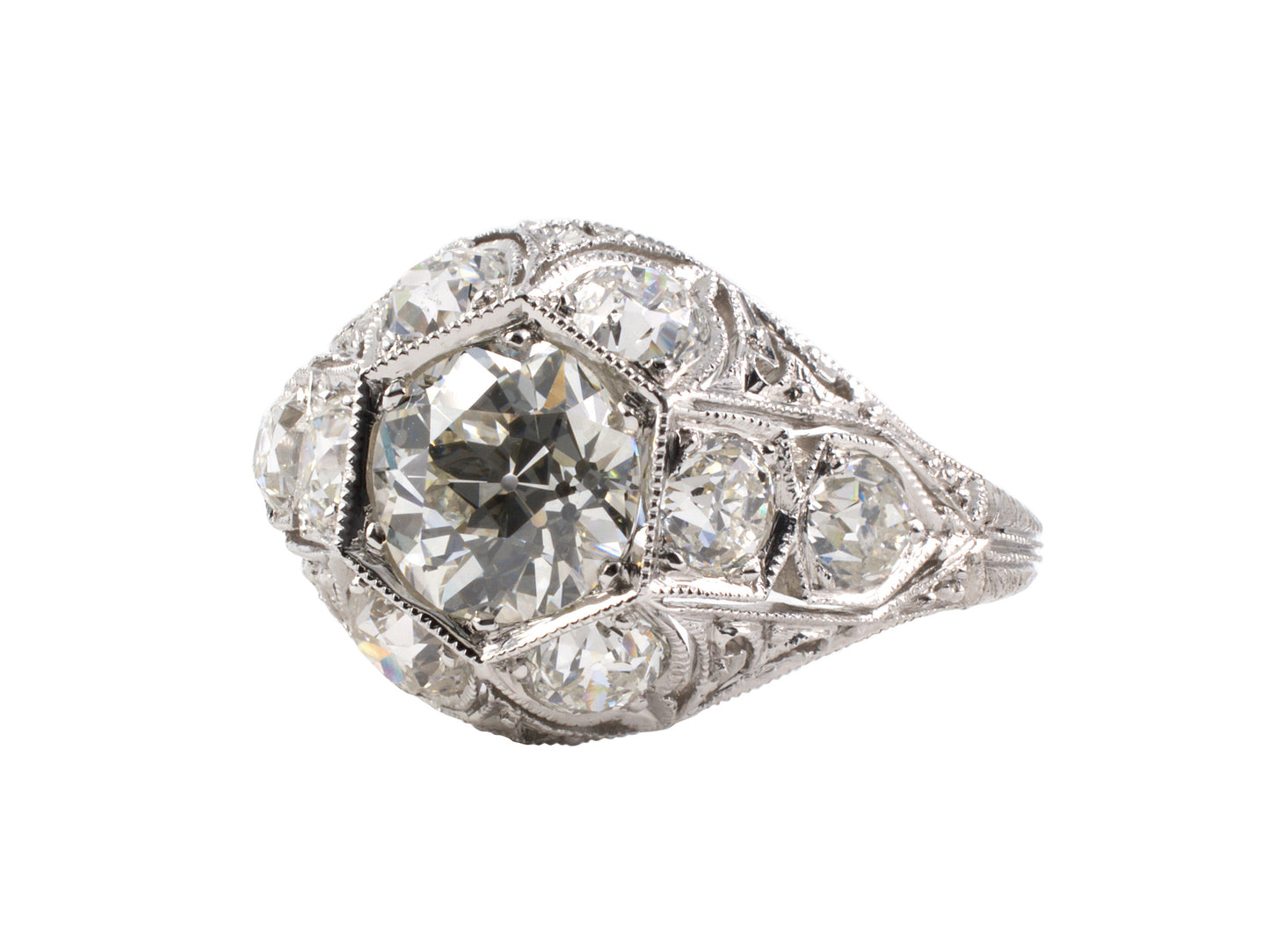 900497 - Platinum Diamond Engagement Ring