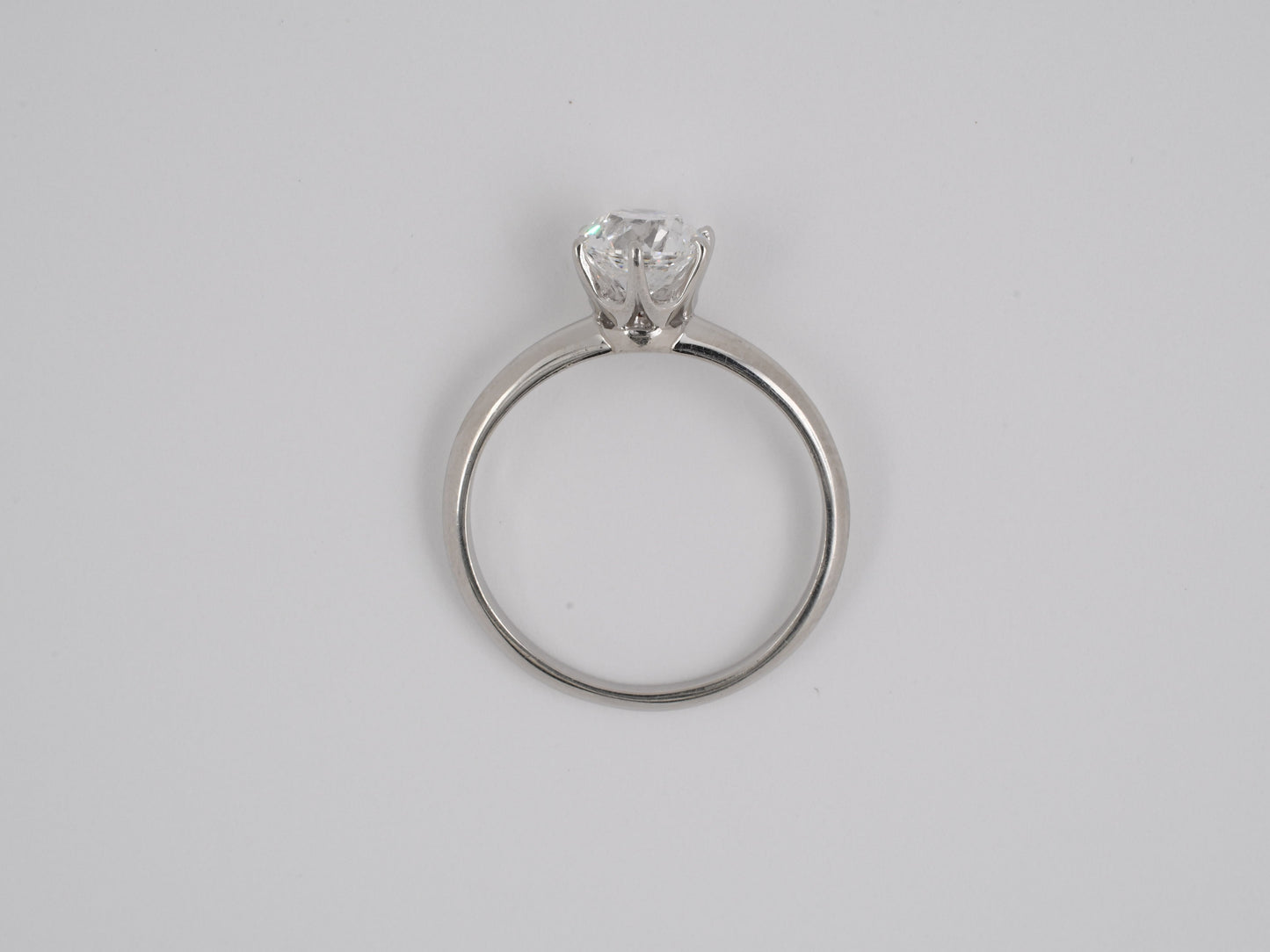 90068 - SOLD - Circa 1915 Tiffany Platinum GIA Diamond Engagement Ring