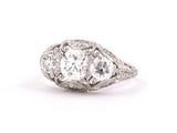 900726 - Edwardian Platinum Diamond Ring