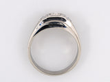 900745 - SOLD - Art Deco Gold Diamond Gents Ring