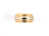 900848 - SOLD - Circa1990 Cartier Gold Tri-Color Wedding Band Ring