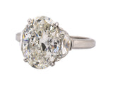 900913 - Cerro Platinum GIA Diamond 1/2moon Handmade Ring