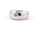 900914 - SOLD - Gold Diamond Gents Gypsy Ring