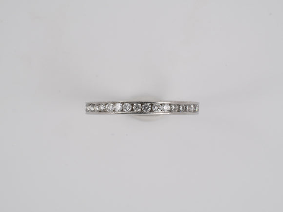 900944 - SOLD - Platinum Diamond Wedding Band Eternity Ring