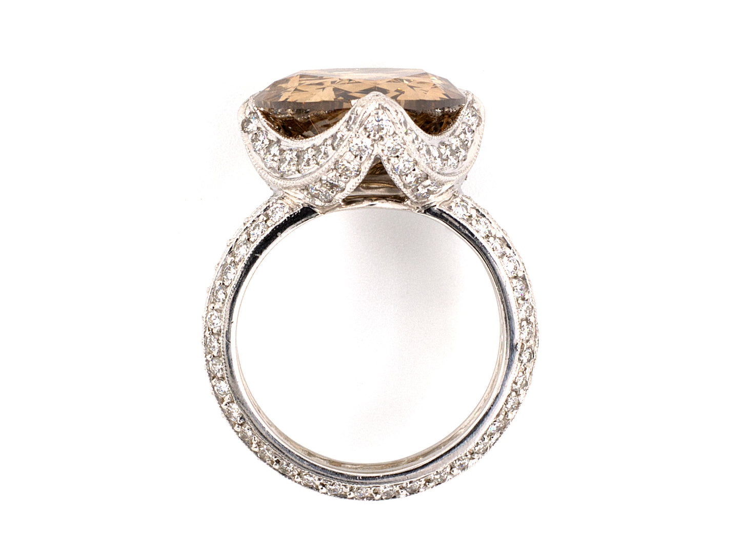 901072 - SOLD - Platinum GIA Fancy Heart Shape Diamond Ring