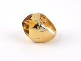 901089 - Bulgari Piramide Gold Citrine Puzzle Ring