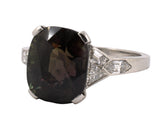 901165 - Art Deco J E Caldwell Platinum AGL Alexandrite Diamond Ring