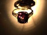 901165 - Art Deco J E Caldwell Platinum AGL Alexandrite Diamond Ring