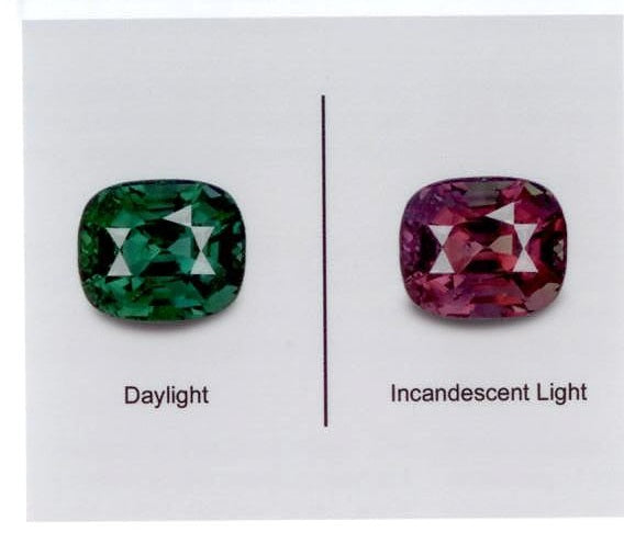 901165 - Art Deco J E Caldwell Platinum AGL Alexandrite Diamond Ring
