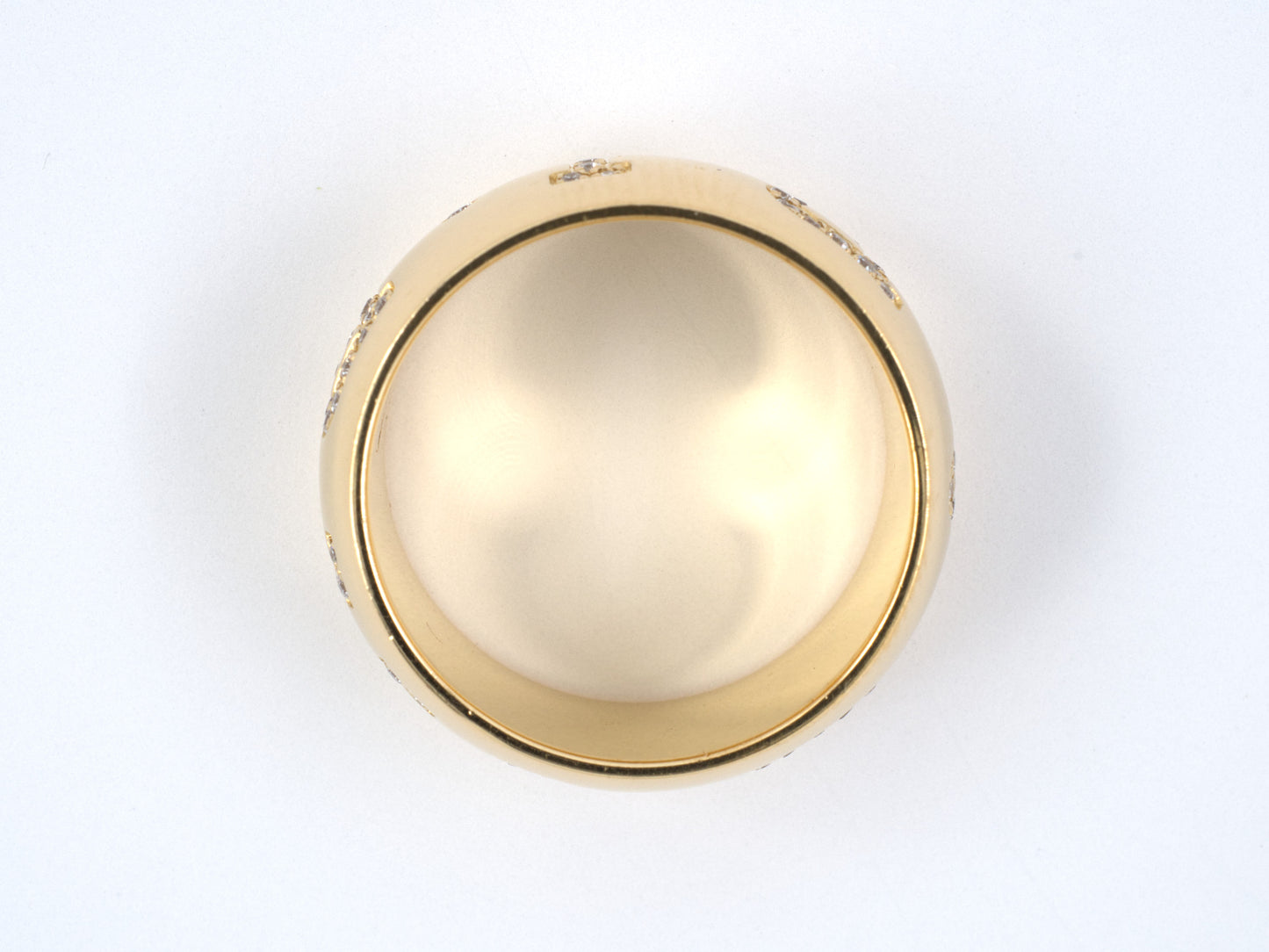 901171 - SOLD - Bulgari Monologo Gold Diamond Eternity Ring