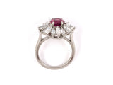 901260 - Albert Pujol Platinum Ruby Diamond Ring