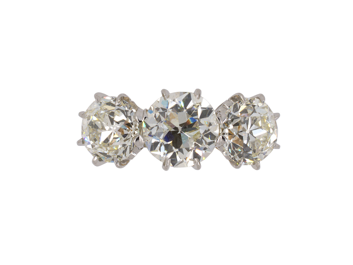 901320 - SOLD - Gold Platinum Diamond Ring