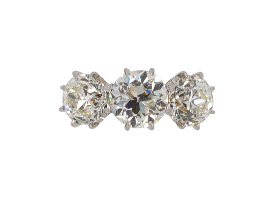 901320 - SOLD - Gold Platinum Diamond Ring