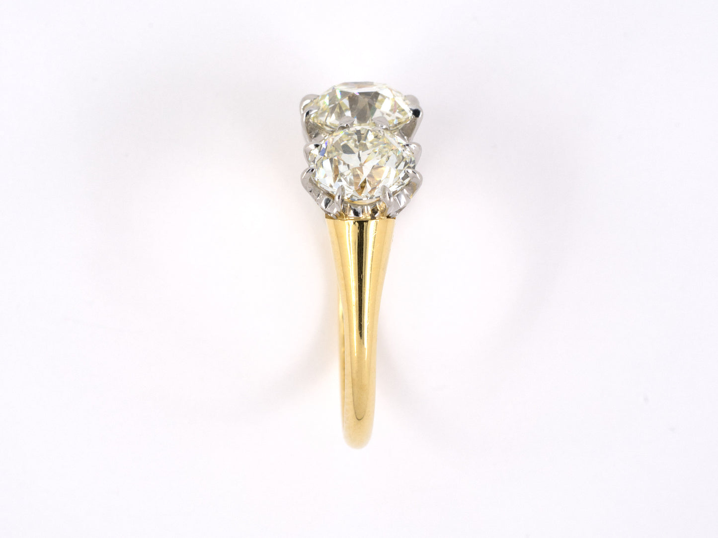 901320 - SOLD - Gold Platinum Diamond Ring