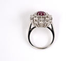 901335 - Circa 1950s F F Felger Gold Burma Ruby Diamond Ring