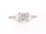 901397 - Tiffany Platinum GIA Diamond 3-stone Engagement Ring