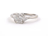 901397 - Tiffany Platinum GIA Diamond 3-stone Engagement Ring