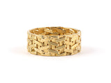 901505 - SOLD - Gold Woven Wedding Ring