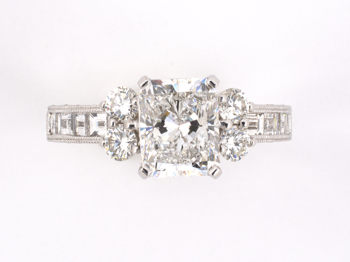 901525 - SOLD - Gold GIA Diamond Engagement Ring