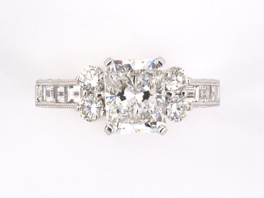 901525 - SOLD - Gold GIA Diamond Engagement Ring