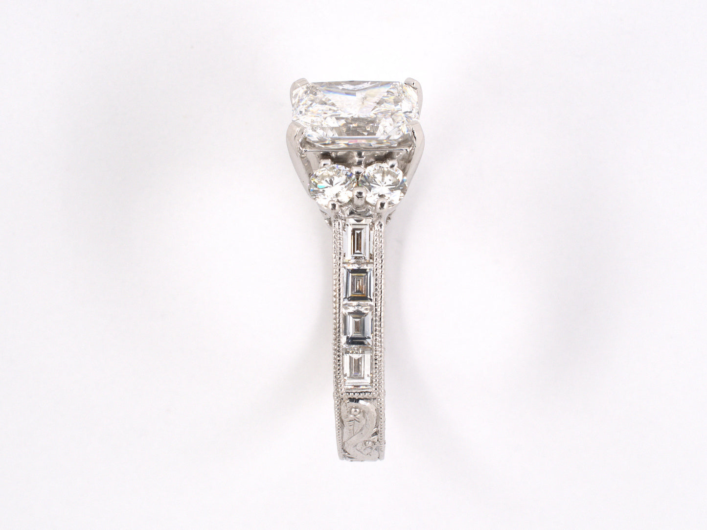 901525 - SOLD - Gold GIA Diamond Engagement Ring