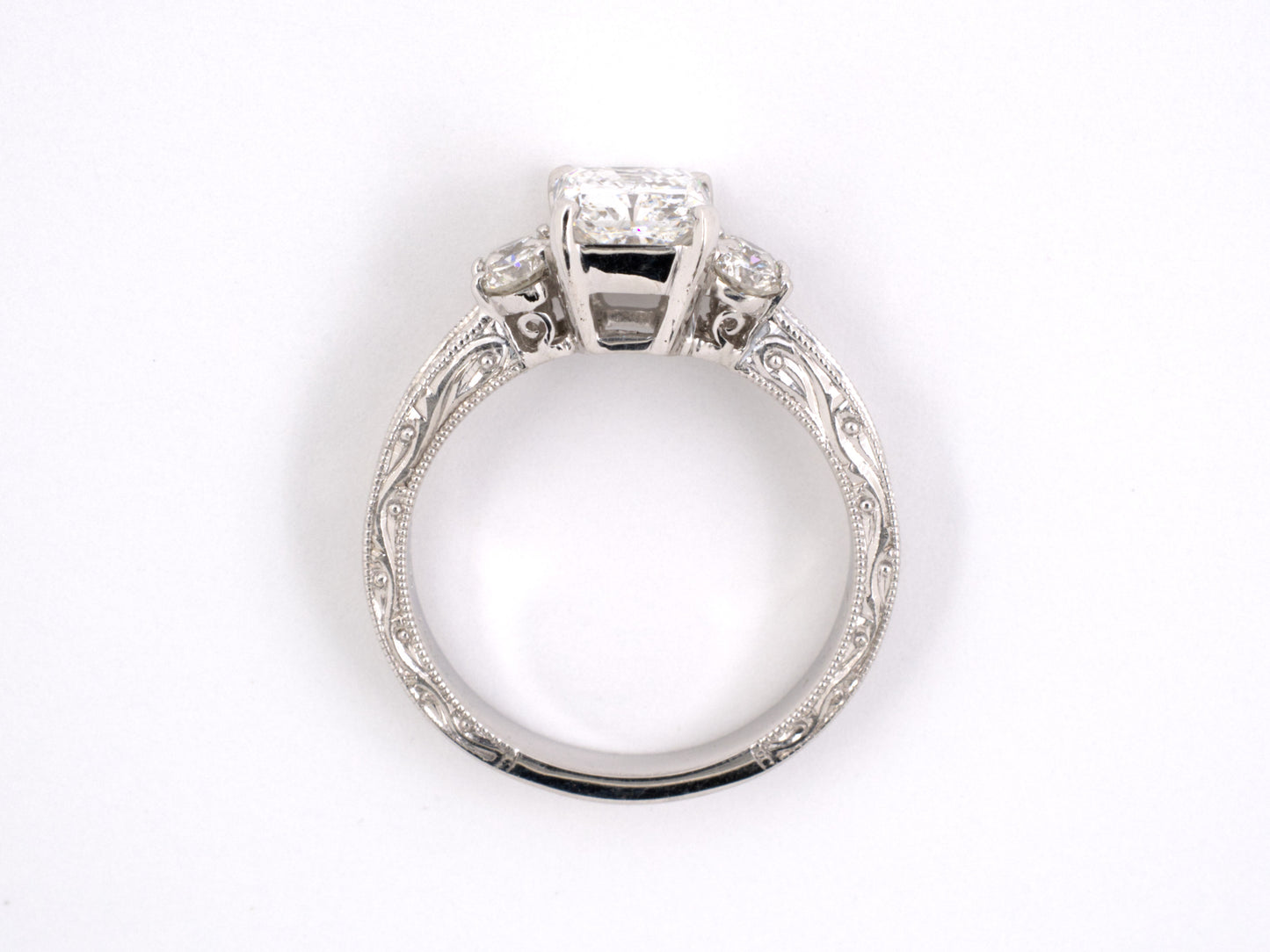 901525 - SOLD - Gold GIA Diamond Engagement Ring