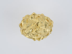 901604 - Gold Domed Nugget Ring