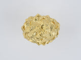 901604 - Gold Domed Nugget Ring