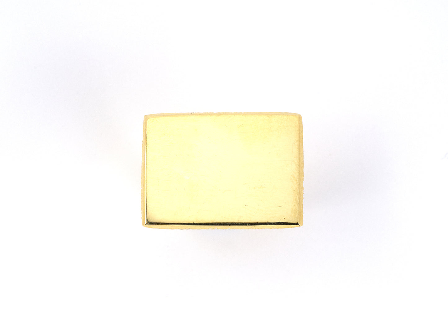901690 - SOLD - Gold Engraveable Signet Ring