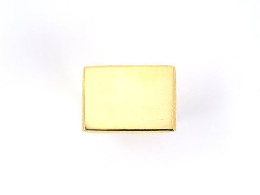 901690 - SOLD - Gold Engraveable Signet Ring