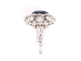 901697 - Circa 1978 Buccellati Platinum AGL Sapphire Diamond Ring